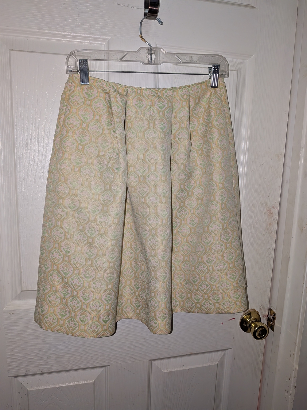 Classic A-Line Pastel Pattern Skirt